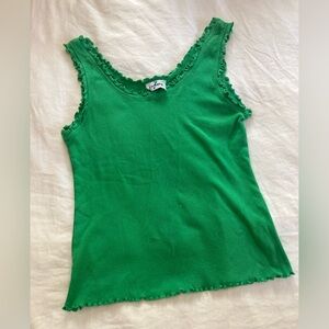 🥬Vintage Y2K 90s/2000s Beware! Tank Top
